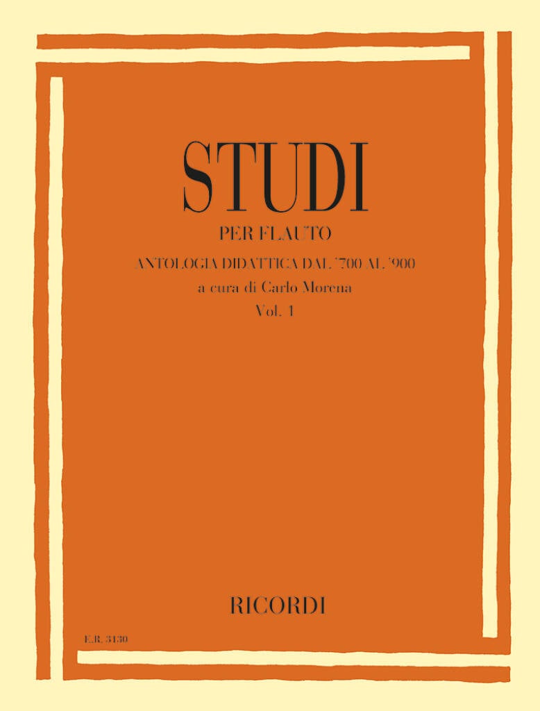 Studi per flauto a cura di Carlo Morena - Vol. 1